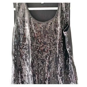 Black Sequin Top